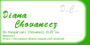 diana chovanecz business card